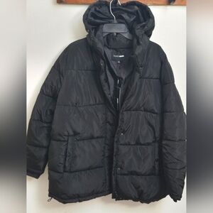 Fashion Nova Black Puffer Jacket